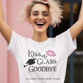 卒業おもしろいキスマイクラスサヨナことわざ Tシャツ