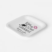 卒業おもしろいキス私のクラス別れ名 ペーパープレート (傾斜あり)