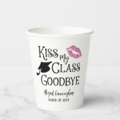 卒業おもしろいキス私のクラス別れ名 紙コップ (正面)
