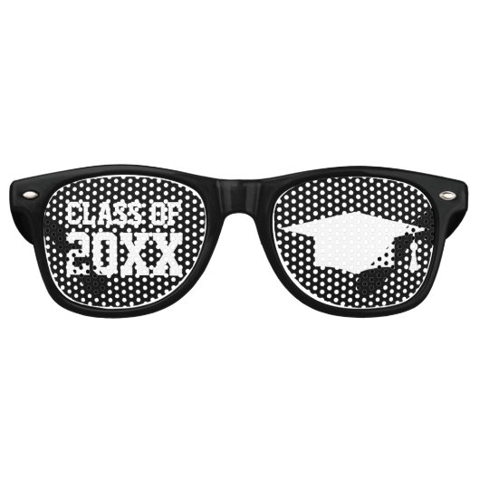 卒業おもしろいパーティー レトロサングラス (正面)