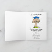 卒業おもしろいボーイ招待状 招待状 (内部)