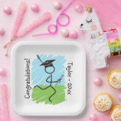 卒業おもしろいランナー© – クロスカントリー、トラック ペーパープレート (パーティー)