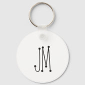 卒業おもしろいランナー©モノグラムキーチェーン キーホルダー (裏面)