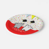 卒業おもしろい会 ペーパープレート (アングル)