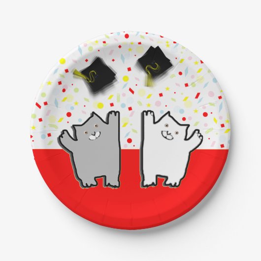 卒業おもしろい会 ペーパープレート (正面)