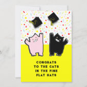 卒業おもしろい会 招待状 (正面)