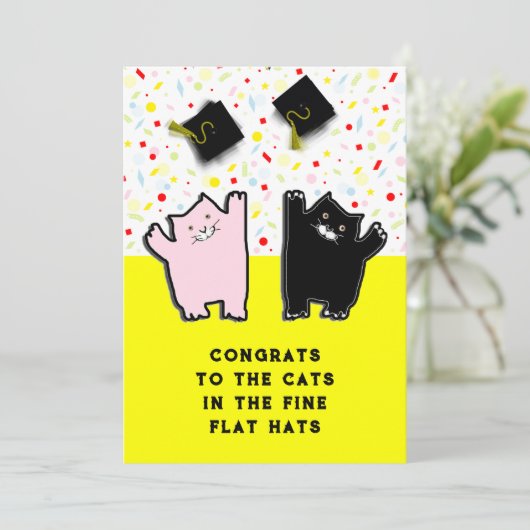 卒業おもしろい会 招待状 (スタンド正面)