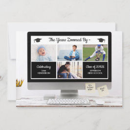 卒業おもしろい写真パーティー 招待状