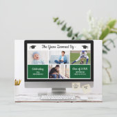 卒業おもしろい写真パーティー 招待状 (スタンド正面)