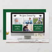 卒業おもしろい写真パーティー 招待状 (正面/裏面)