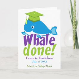 卒業おもしろい祝いを大盛況に終える カード