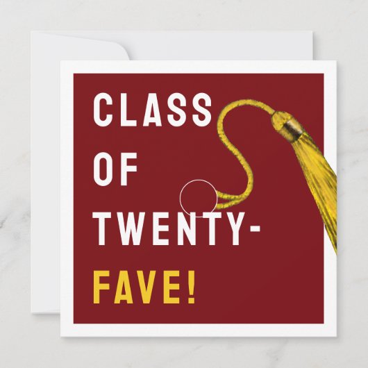 卒業おもしろい2025 カード (正面)