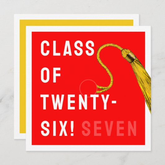 卒業おもしろい2025 カード (正面/裏面)