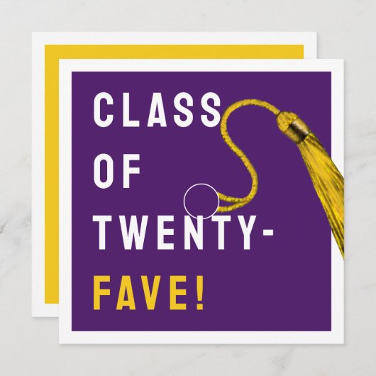 卒業おもしろい2025 カード (正面/裏面)