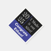 卒業おもしろい2025 スタンダードカクテルナプキン (角)