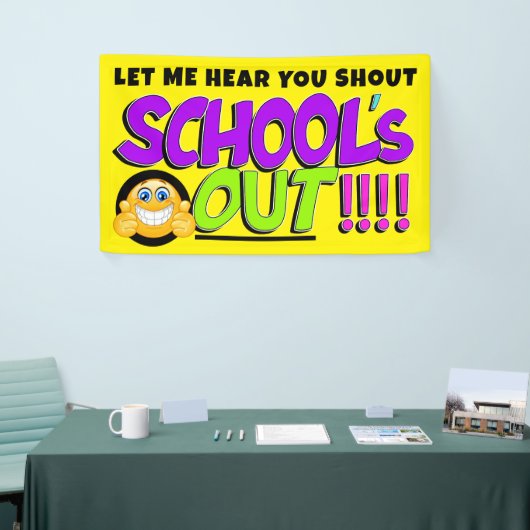 卒業おもしろい 横断幕 (トレードショー)