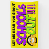 卒業おもしろい 横断幕 (縦)