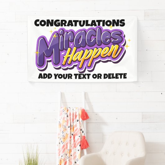 卒業おもしろい 横断幕 (インサイチュ)