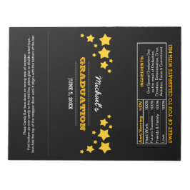 卒業お気に入りスターズXLキャンディラッパーメモ帳 ノートパッド