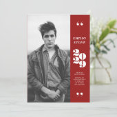 卒業お洒落招待状 案内状 (スタンド正面)