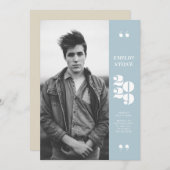 卒業お洒落招待状 案内状 (正面/裏面)