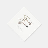卒業お礼カード｜Silence Rocken Script スタンダードカクテルナプキン (角)