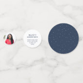 卒業お祝いネイビーブルーグラード コンフェッティ (裏面)