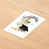 卒業お祝いモダンカード アクリル招待状 (レイダウン)