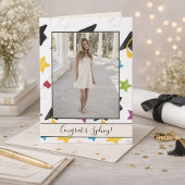 卒業お祝い写真 カード