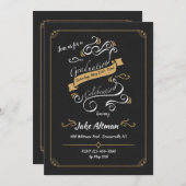 卒業お祝い招待状 招待状 (正面/裏面)