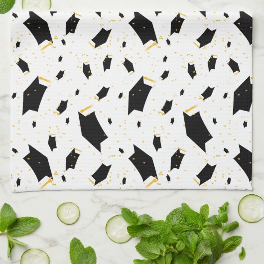 卒業お祝い キッチンタオル (折り畳み)