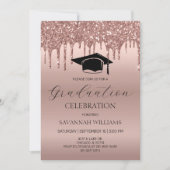 卒業お祝い 招待状 (正面)