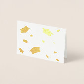 卒業お祝い 箔カード (正面)