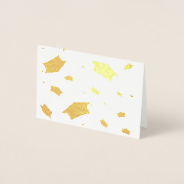 卒業お祝い 箔カード