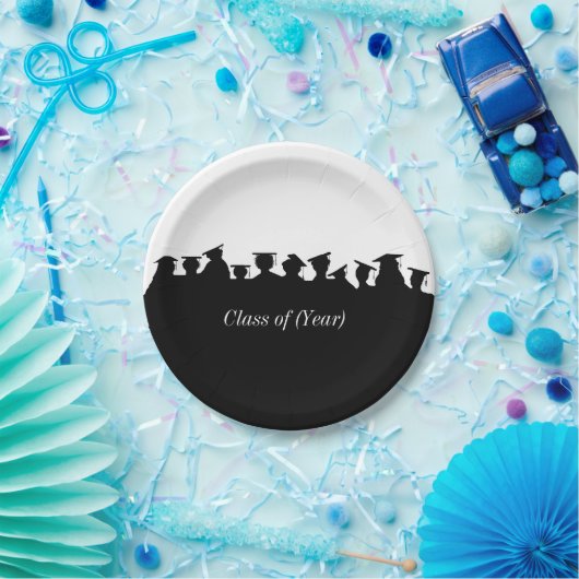 卒業か懇親会は紙皿をカスタマイズ ペーパープレート (パーティー)