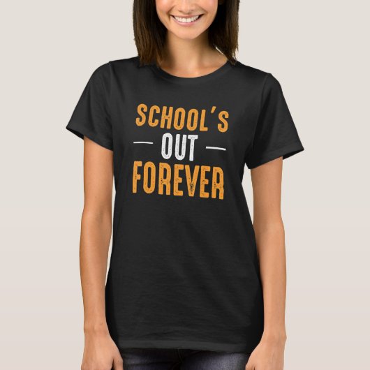 卒業が永遠に続く学校 Tシャツ (正面)