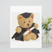 卒業くま 案内状 (スタンド正面)