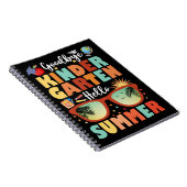 卒業さよなら幼稚園こんにちは夏 ノートブック (右側)