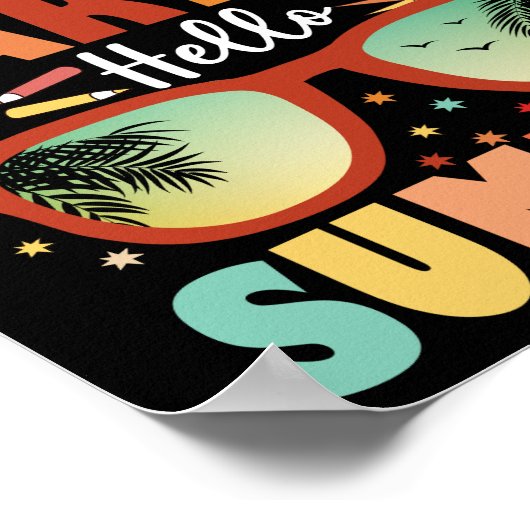 卒業さよなら幼稚園こんにちは夏 ポスター (角)