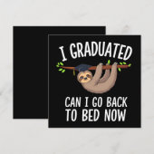 卒業したからもう寝てもいいよね？スロースターター 招待状 (正面/裏面)