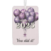 卒業したね カーエアーフレッシュナー (裏面)