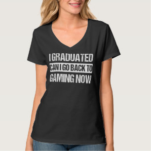 卒業したらゲームに戻れる卒業 Tシャツ