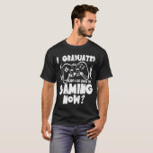 卒業したらゲームに戻れる Tシャツ (正面フル)