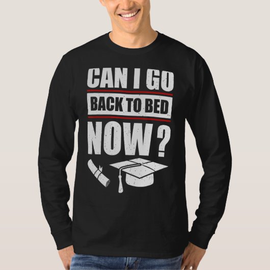 卒業したらベッドに戻れる3 Tシャツ (正面)