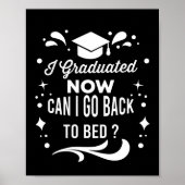卒業したら今卒業したらベッドに戻れる ポスター (正面)