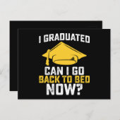 卒業したら今卒業したらベッドに戻れる ポストカード (正面/裏面)