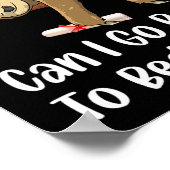 卒業したら卒業生に戻れまおもしろいす ポスター (角)