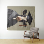 卒業した牛 タペストリー (インサイチュ(横))