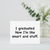 卒業した。今は物だ頭が切れるよ! 案内ポストカード (スタンド正面)