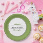 卒業した。卒業パーソナライズされた会 ペーパープレート (パーティー)